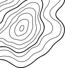 Topographic Map Lines
