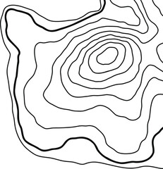 Topographic Map Lines