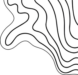 Topographic Map Lines