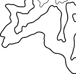 Topographic Map Lines