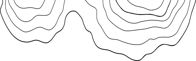 Topographic Map Lines