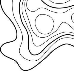 Topographic Map Lines