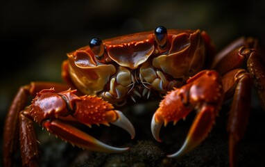 crab macro shot