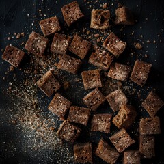 Rye croutons with garlic and spices on an isolated background. Beer snacks. Food Photography