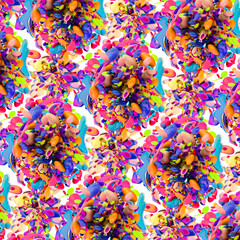 Fototapeta na wymiar Colorful 3d pattern, cover design