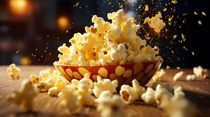 Popcorn commercial shooting, cinema popcorn