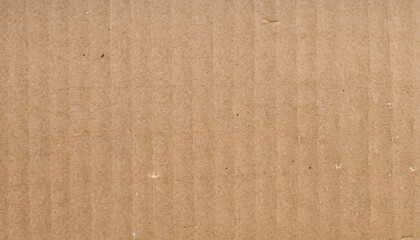 Fototapeta premium Cardboard sheet texture background, detail of recycle brown paper box pattern.