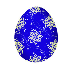 Easter with rabbit and eggs. 