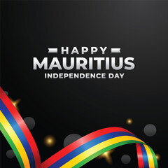 Mauritius Independence day design illustration collection