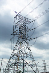 High voltage tower,High voltage power lines