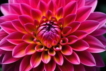 Close Up of a Large Pink Flower