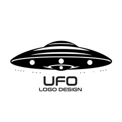 Fototapeta na wymiar UFO Vector Logo Design