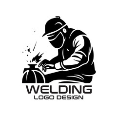 Welding Vector Logo Design