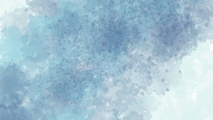 Abstract watercolor background with gradient of blue, creating a soothing and captivating visual - obrazy, fototapety, plakaty