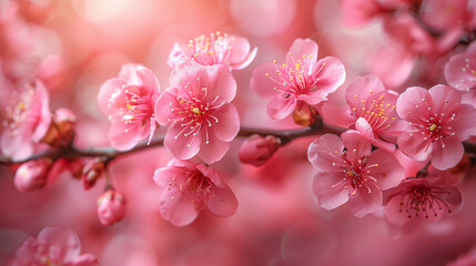 Fototapeta na wymiar Easter card with spring flowers. Generative AI
