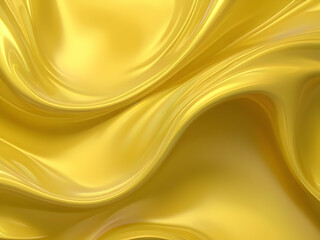 wavy yellow color holographic background