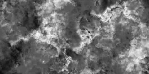 Abstract Black and white Grunge background. Light gray spotted watercolor wall design. Old grunge textures design With cement wall texture. White painted cement wall texture with cracks.