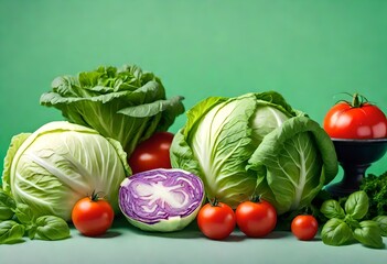 fresh vegetables on the table
