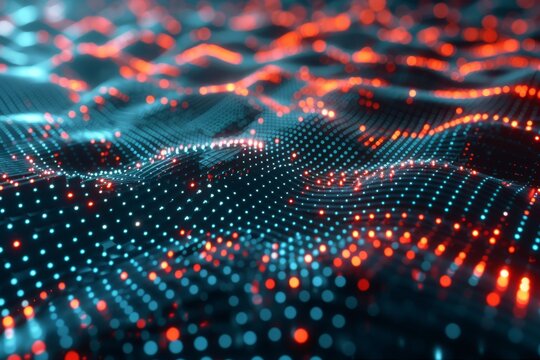 A graphical representation of quantum machine learning enhancing cyber defense