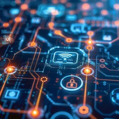 Depiction of rapid growth of cyber threats with advancements in technology