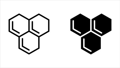 Honey and beekeeping thin line icons vector set with editable stroke on white background