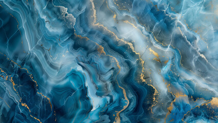 Oceanic Depths: Detailed Blue Marble Texture - obrazy, fototapety, plakaty