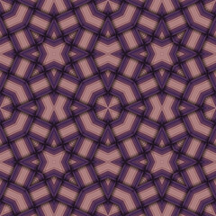 Star seamless pattern. Woven pattern of lines.