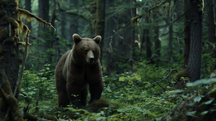 Wild Solitude: Bear in the Forest