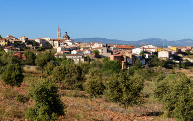 VISTA DE LA POBLACI&Oacute;N DE SARRI&Oacute;N. TERUEL. ESPA&Ntilde;A