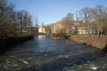 Lippstadt bei blauem Himmel