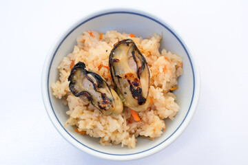 牡蠣の炊き込みご飯