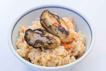 牡蠣の炊き込みご飯