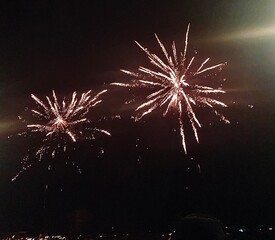 fireworks in the sky