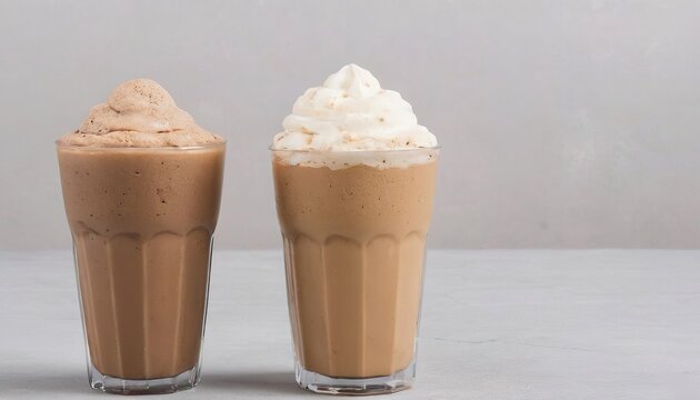 Iced coffee frappe