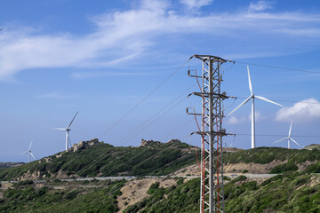 Wind farm in Spain / Wind farm in Andalusia in southern Spain. - 739253001