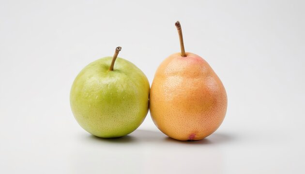 Pear fruit isolated on white background