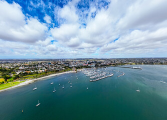Geelong Waterfront and CBD in Australia