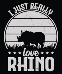 Rhino T-shirt design