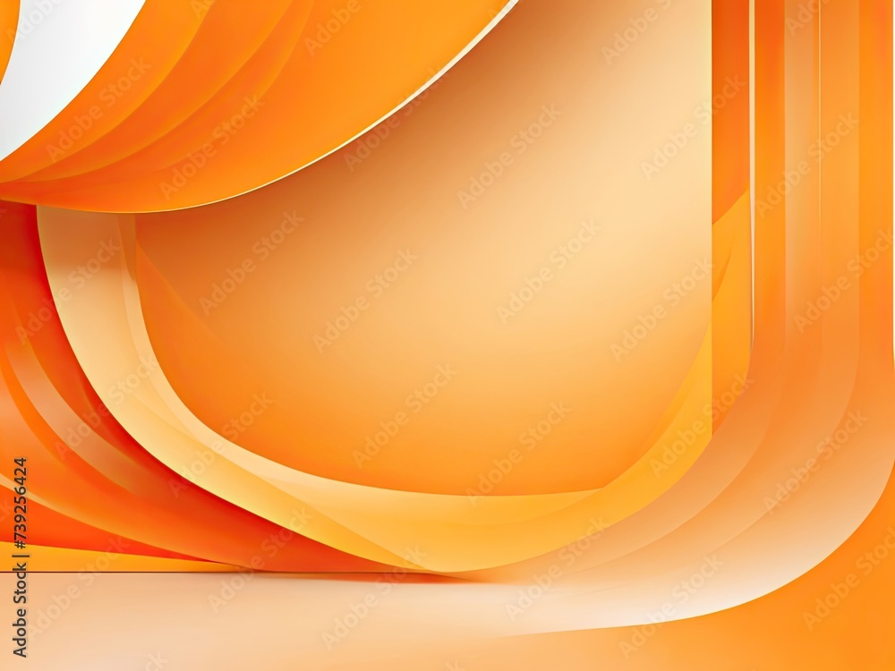 Fototapete abstract smooth orange backdrop layout for a business report using a designstudioroom site template