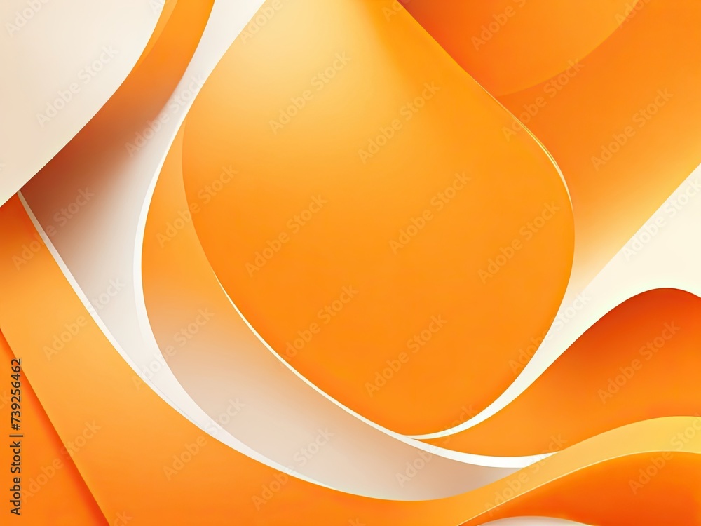 Fototapete abstract smooth orange backdrop layout for a business report using a designstudioroom site template