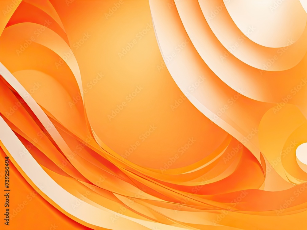 Fototapete abstract smooth orange backdrop layout for a business report using a designstudioroom site template