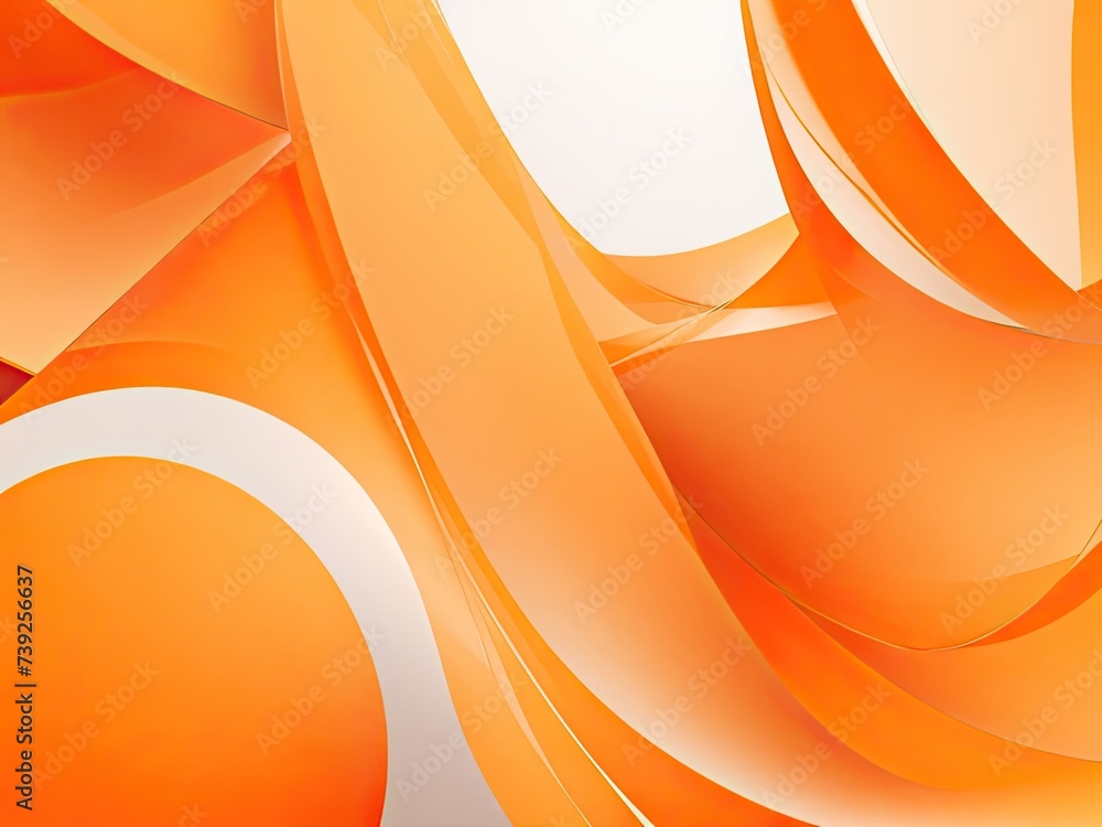Poster abstract smooth orange backdrop layout for a business report using a designstudioroom site template