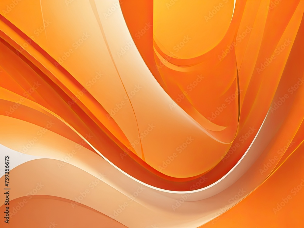 Fototapete abstract smooth orange backdrop layout for a business report using a designstudioroom site template