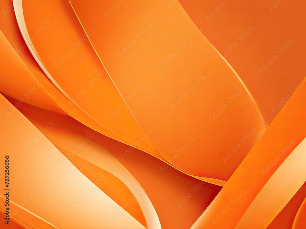 Poster abstract smooth orange backdrop layout for a business report using a designstudioroom site template