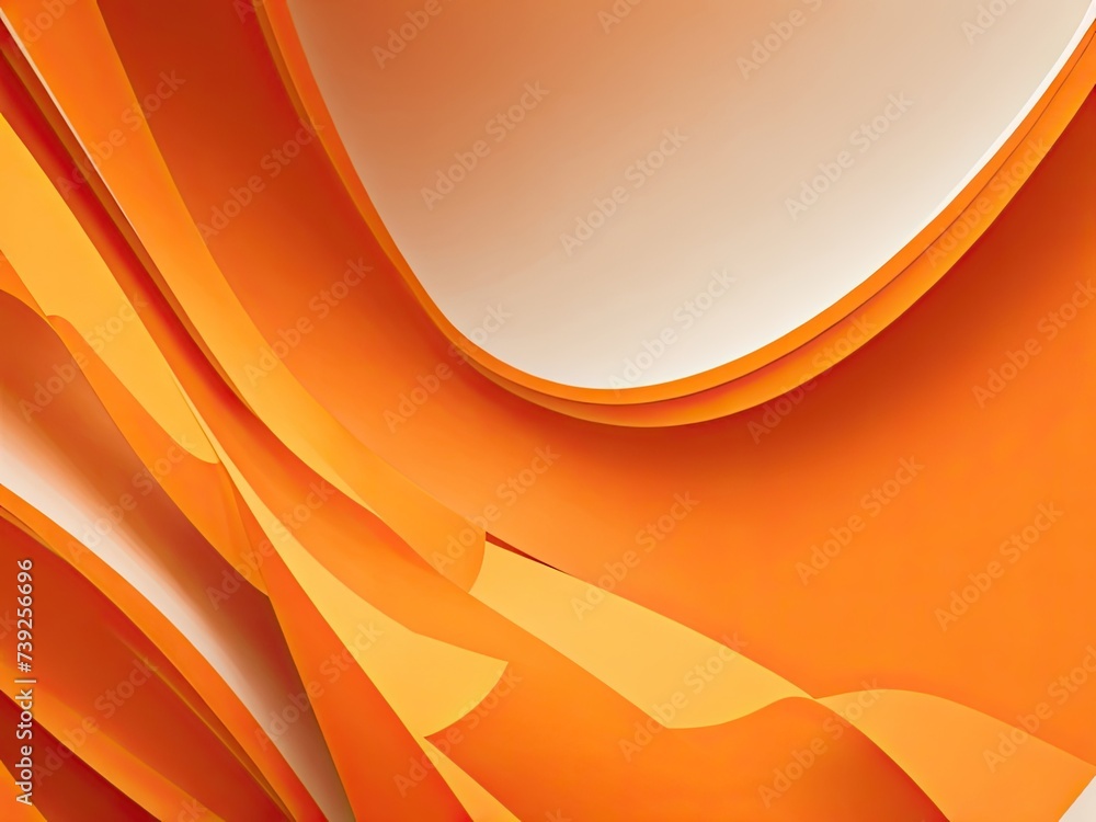 Fototapete abstract smooth orange backdrop layout for a business report using a designstudioroom site template
