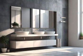 modern bathroom interior