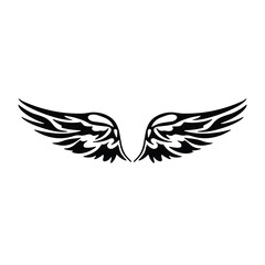 eagle with wings vector