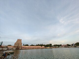 Beautiful View of Arulmigu Thiyaagaraaja Swaamy Temple in Thiruvarur, Tamil Nadu, India