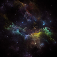 Fototapeta na wymiar Petals of Stellar Space