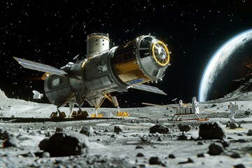 Space travel scenario with RAG controlled spacecrafts